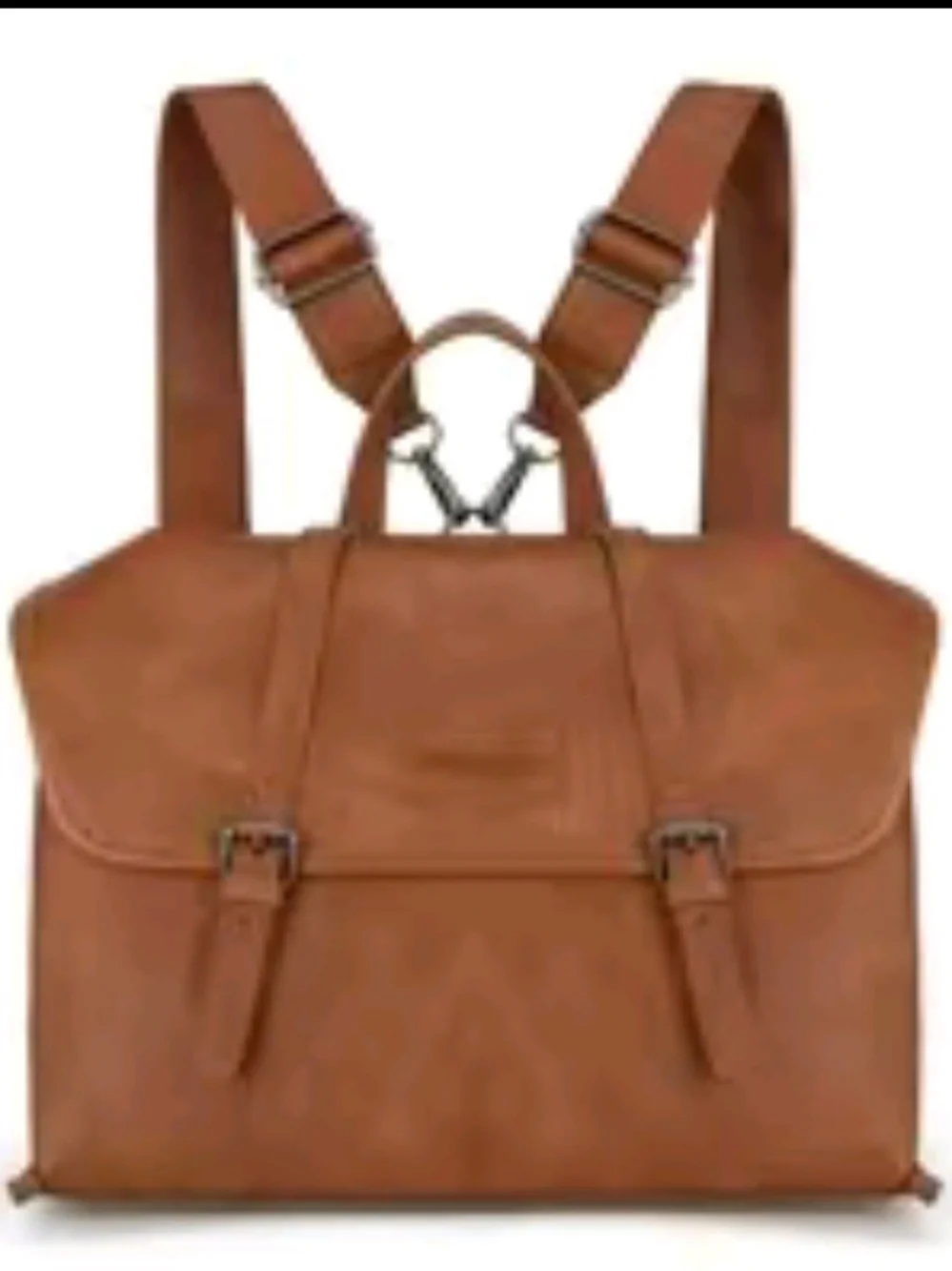 Classic Brown Leather Briefcase Backpack for Men Or WOMEN!